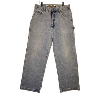 Dtek Vintage Jeans Y2K CarpenterMen's 34/29.5 Blue Denim Baggy Wide Leg Grunge